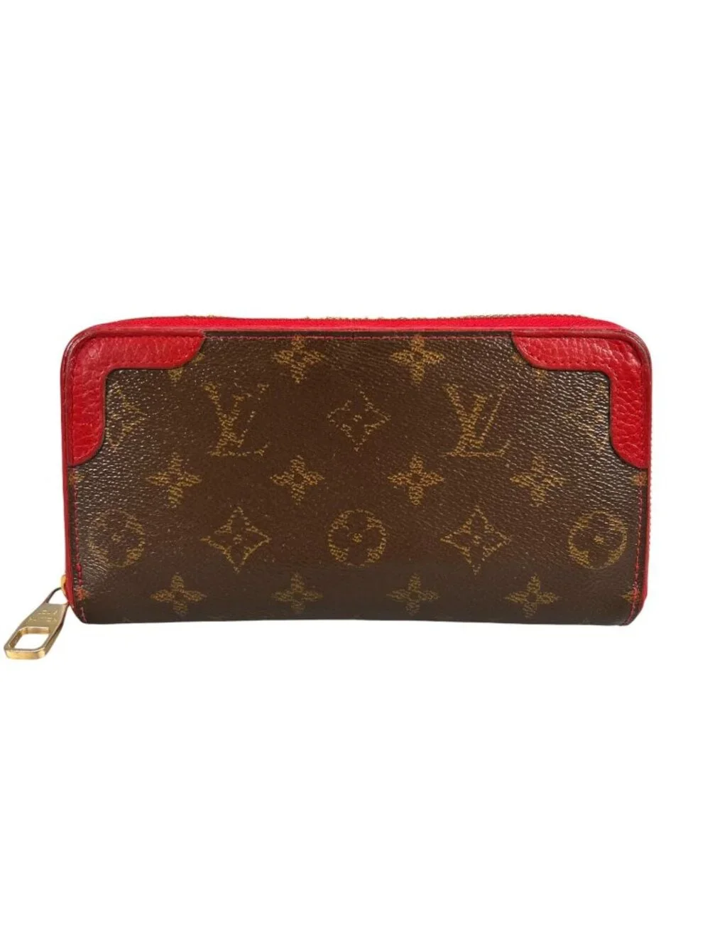 Louis Vuitton Zippy Wallet Retiro Monogram Canvas Brown